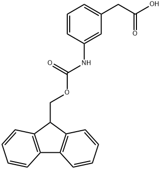 FMOC-3-氨基苯基乙酸 结构式