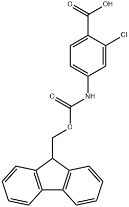 4-((((9H-Fluoren-9-yl)methoxy)carbonyl)amino)-2-chlorobenzoicacid