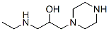 1-Piperazineethanol,-alpha--[(ethylamino)methyl]-(9CI) 结构式