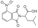 4-METHYL-2-(4-NITRO-1,3-DIOXO-1,3-DIHYDRO-ISOINDOL-2-YL)-PENTANOIC ACID 结构式