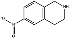 1,2,3,4-四氢-6-硝基异喹啉 结构式