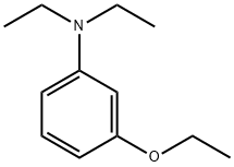 3-乙氧基-N,N-二乙苯胺 结构式