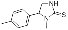 1-Methyl-5-(4-methylphenyl)-2-imidazolidinethione 结构式