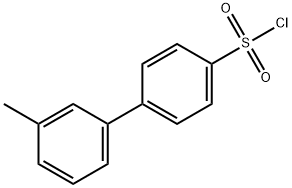 3'-甲基联苯-4-磺酰氯 结构式