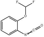 2-(二氟甲氧基)苯基异氰酸酯 结构式