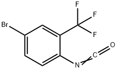 4-溴-2-(三氟甲基)苯基异氰酸酯 结构式