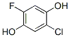 1,4-Benzenediol,  2-chloro-5-fluoro- 结构式