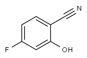 4-氟-2-羟基苯腈 结构式