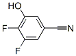 3,4-二氟-5-羟基苄腈 结构式