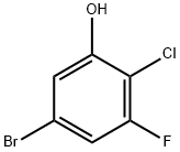 5-溴-2-氯-3-氟苯酚 结构式