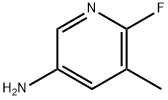 2-氟-3-甲基-5-氨基吡啶 结构式
