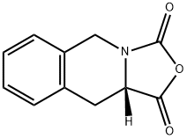 (3AS)-4,9,3A,9A-四氢-1,3-恶唑烷并[3,4-B]异喹啉-1,3-二酮 结构式