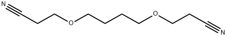 3,3'-[butane-1,4-diylbis(oxy)]bispropiononitrile  结构式