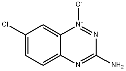 3-AMINO-7-CHLORO-1,2,4-BENZOTRIAZINE-1-OXIDE 结构式