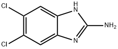 2-氨基-5,6-二氯苯并咪唑 结构式