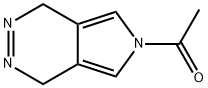 1H-Pyrrolo[3,4-d]pyridazine, 6-acetyl-4,6-dihydro- (9CI) 结构式