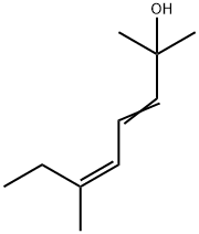 2,6-二甲基-(Z)-3,5-辛二烯-2-醇 结构式