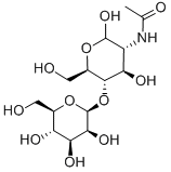 2-(乙酰氨基)-2-脱氧-4-O-BETA-D-甘露糖基-D-吡喃葡萄糖 结构式