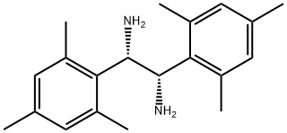 (S,S)-1,2-双(2,4,6-三甲基苯基)-1,2-乙二胺二盐酸盐 结构式