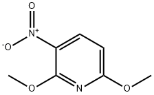 2,6-二甲氧基-3-硝基吡啶 结构式