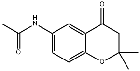 N-(2,2-Dimethyl-4-oxochroman-6-yl)acetamide 结构式