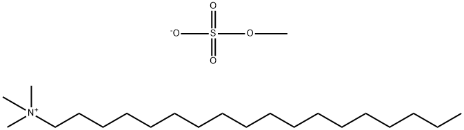 硬脂基三甲基铵甲基硫酸盐 结构式
