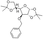 3-O-苄基-1,2:5,6-O-二异丙叉-ALPHA-D-呋喃葡萄糖 结构式