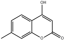 4-羟基-7-甲基香豆素 结构式