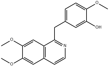 3'-hydroxypapaverine 结构式