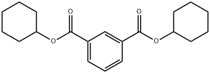 1,3-Benzenedicarboxylic acid, dicyclohexyl ester 结构式