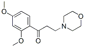 1-(2,4-Dimethoxyphenyl)-3-morpholino-1-propanone 结构式