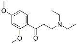 3-(Diethylamino)-1-(2,4-dimethoxyphenyl)-1-propanone 结构式