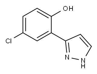 4-氯-2-吡唑苯酚 结构式