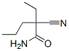 Pentanamide,  2-cyano-2-ethyl- 结构式