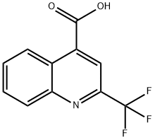 2-三氟甲基喹啉-4-羧酸 结构式