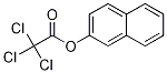 Acetic acid, 2,2,2-trichloro-, 2-naphthalenyl ester 结构式