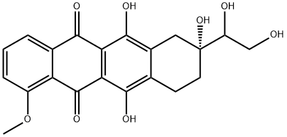 7-Deoxy Doxorubicinol Aglycone 结构式