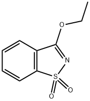 3-乙氧基苯并[D]异噻唑1,1-二氧化物 结构式