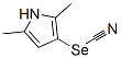 Selenocyanic acid 2,5-dimethyl-1H-pyrrol-3-yl ester 结构式