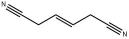 (E)-hex-3-enedinitrile  结构式