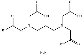 (1,3-Propanediyl)bis(nitrilo)tetraacetic acid tetrasodium salt 结构式