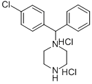 1-[(4-氯苯基)苄基]哌嗪二盐酸盐 结构式