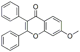 7-Methoxy-2,3-diphenyl-4H-chromen-4-one 结构式