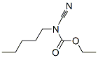 Carbamic  acid,  cyanopentyl-,  ethyl  ester  (9CI) 结构式