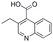 3-乙基-4-喹啉羧酸 结构式