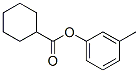 3-methylphenyl cyclohexanecarboxylate 结构式