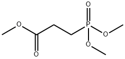 二甲基[2-(甲氧基羰基)乙基]膦酸酯 结构式
