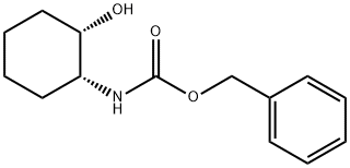 1R,2S-N-CBZ-环己氨基醇 结构式