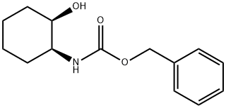 1S,2R-N-CBZ-环己氨基醇 结构式