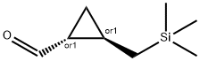 Cyclopropanecarboxaldehyde, 2-[(trimethylsilyl)methyl]-, trans- (9CI) 结构式